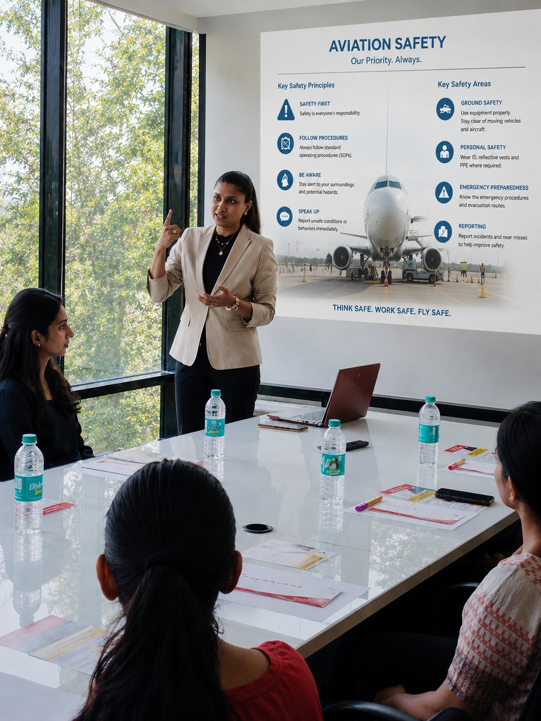 Aviation students training at Avanta